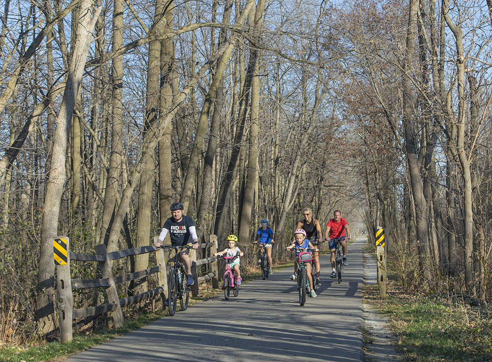 The Bugline Trail begins in rural Merton and ends in suburban Menomonee Falls.