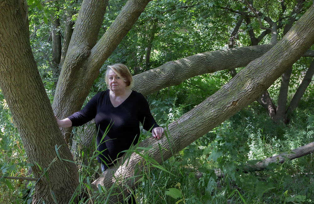 One of the artist's favorite spots in the Greenway. 