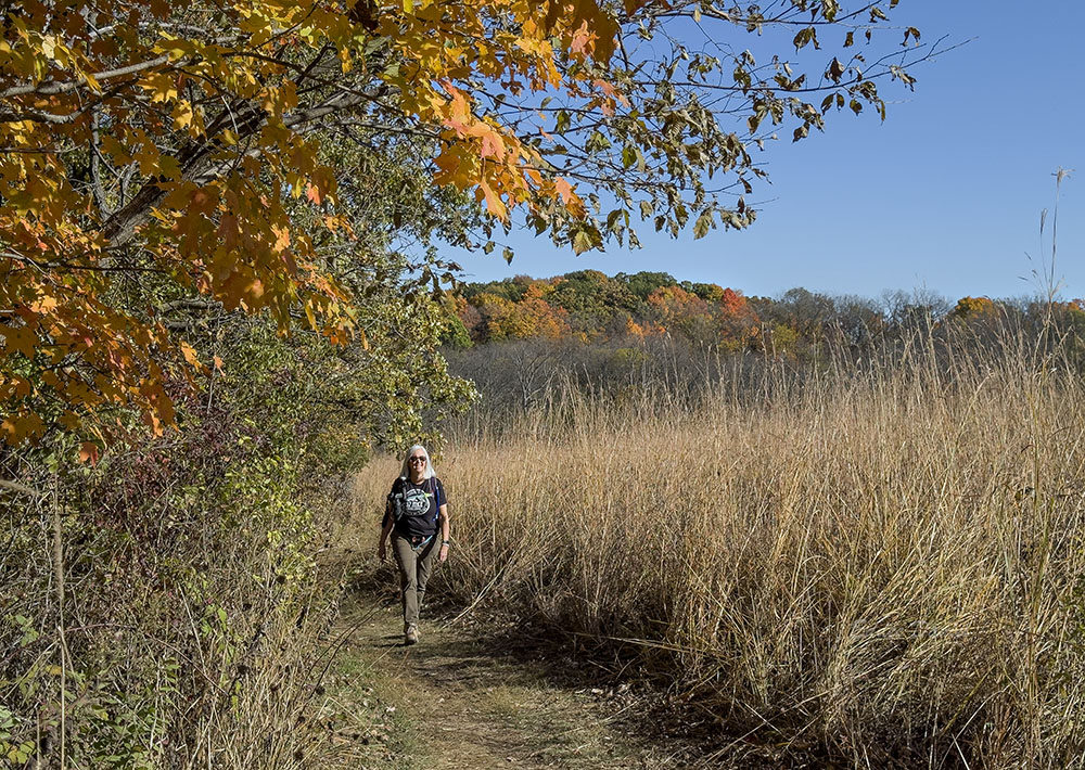 Kris Gould at Wehr Nature Center. ED