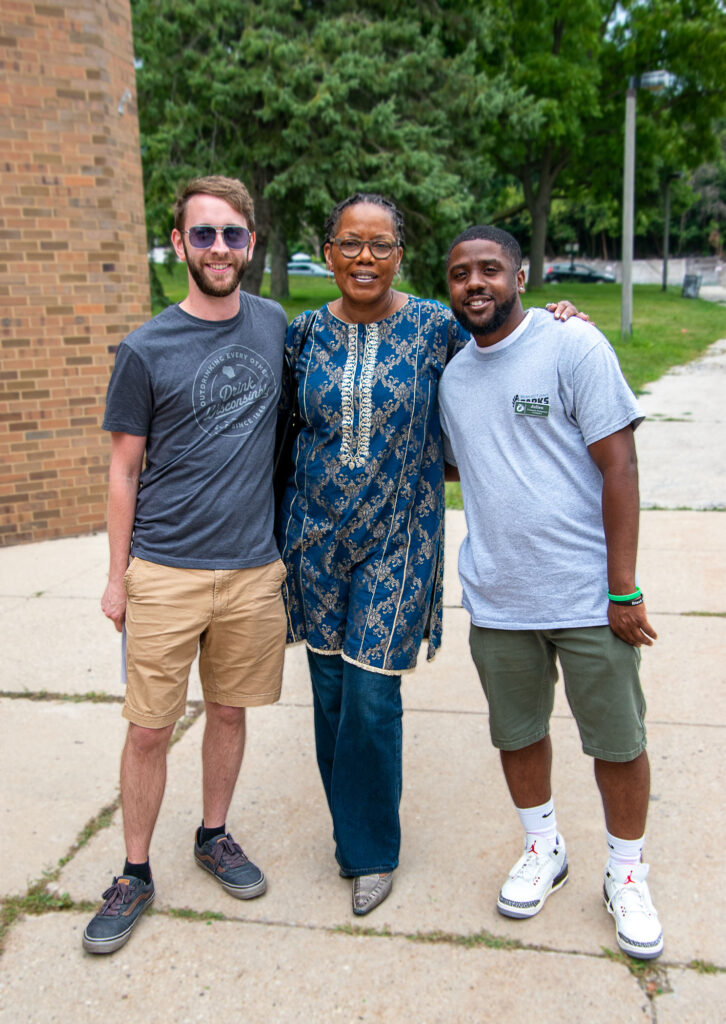 Friends of Rose Park Mark Lisowski, Sheila Carter and Julien Phifer. KGM