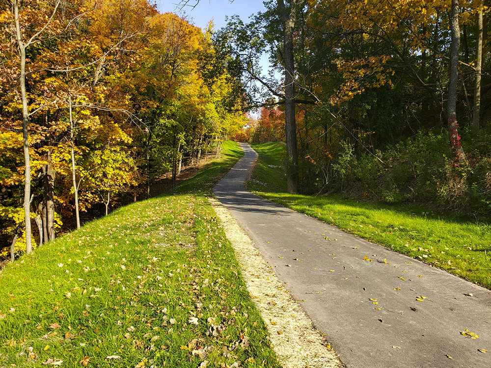 Greenway Trail in autumn. Photo courtesy raSmith.