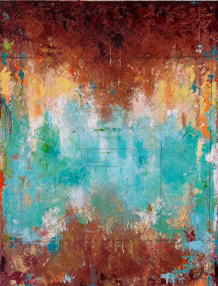 "Autumn at Shannon" - Oil on canvas, 12 x 16" (from residency)