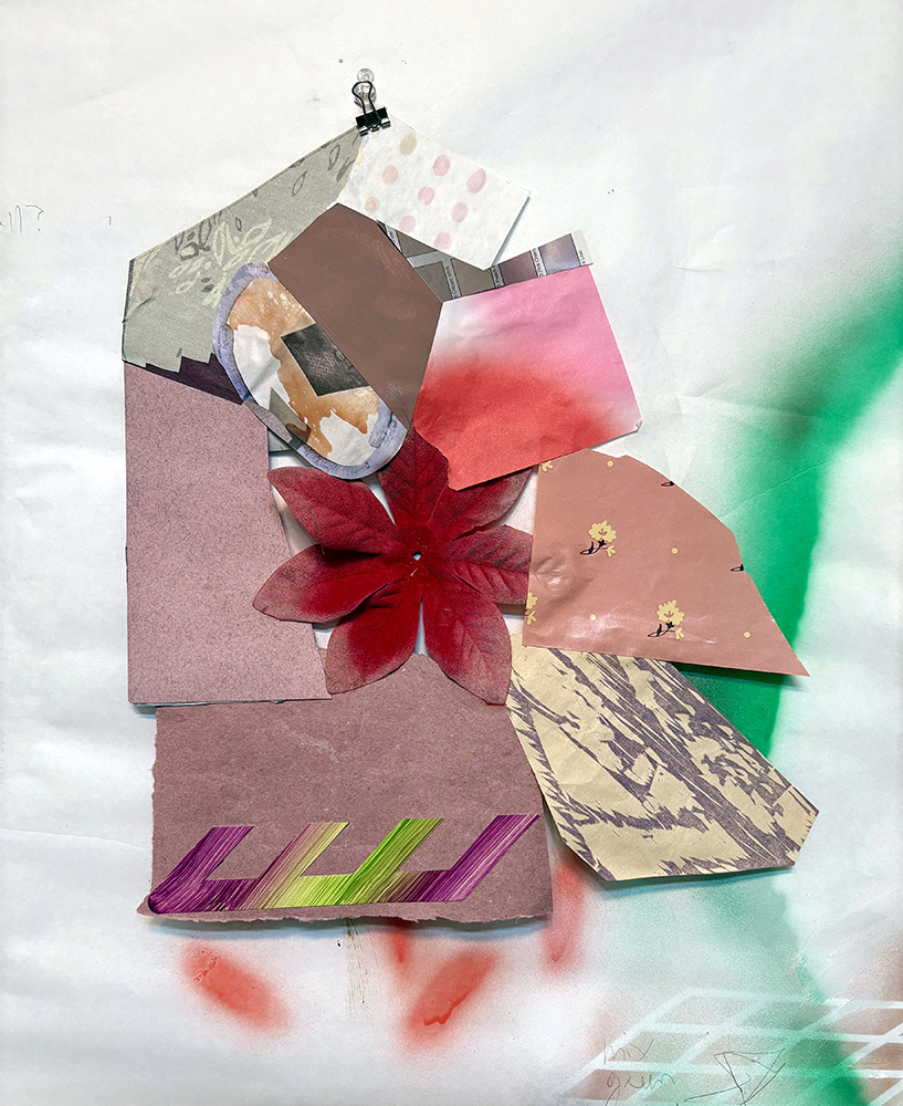 Spring Build, collage, 2025