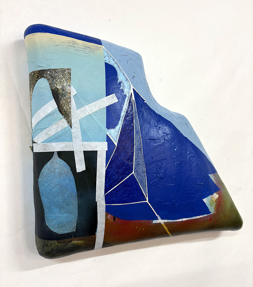In-progress work on panel, 2025