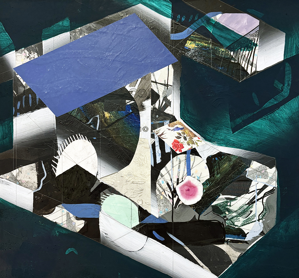 In-progress work on panel, 2025