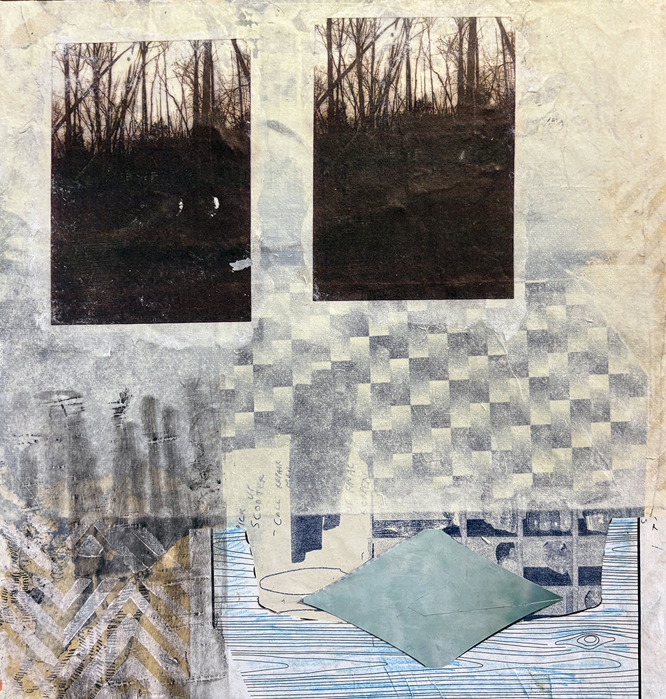 Untitled work on panel, 2025