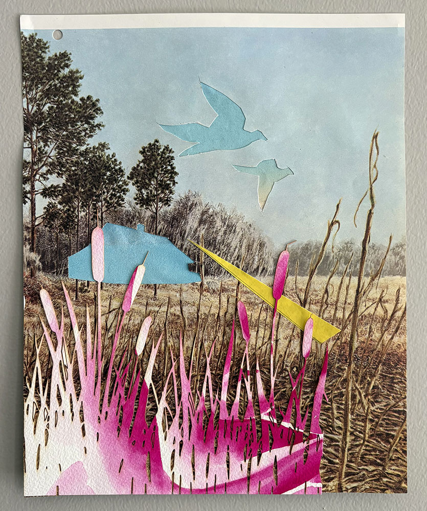 In-progress collage, 2025