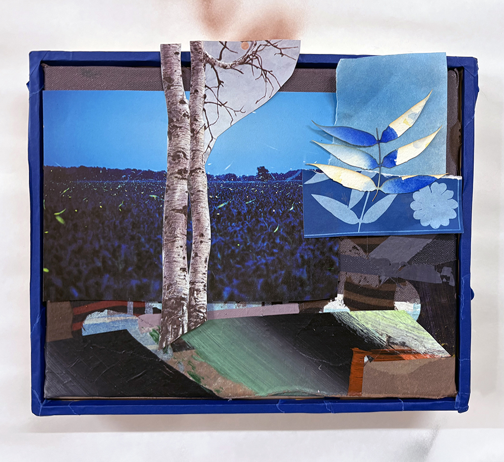 In-progress collage, 2025
