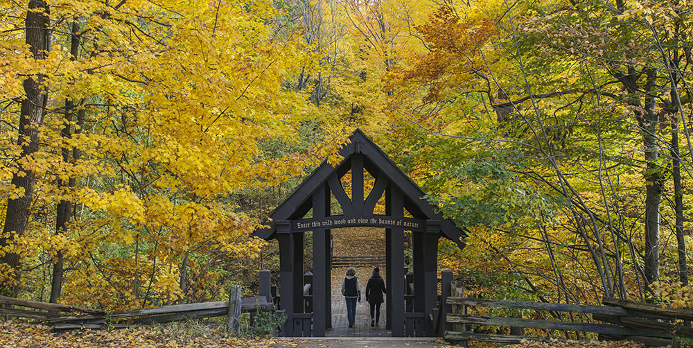 Seven Bridges Trailhead at Grant Park in South Milwaukee
