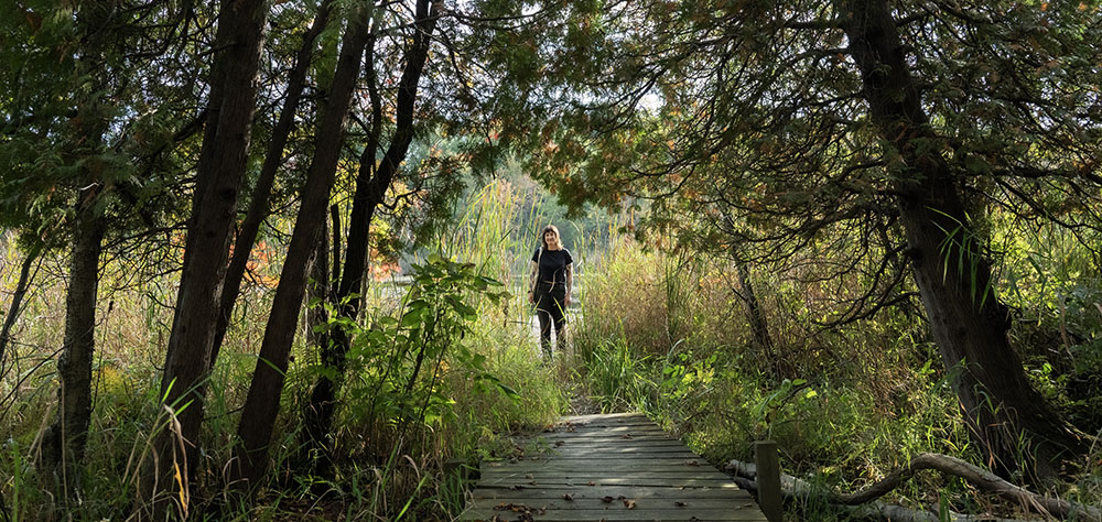 Artist in Residence Sara Willadsen at Huiras Lake