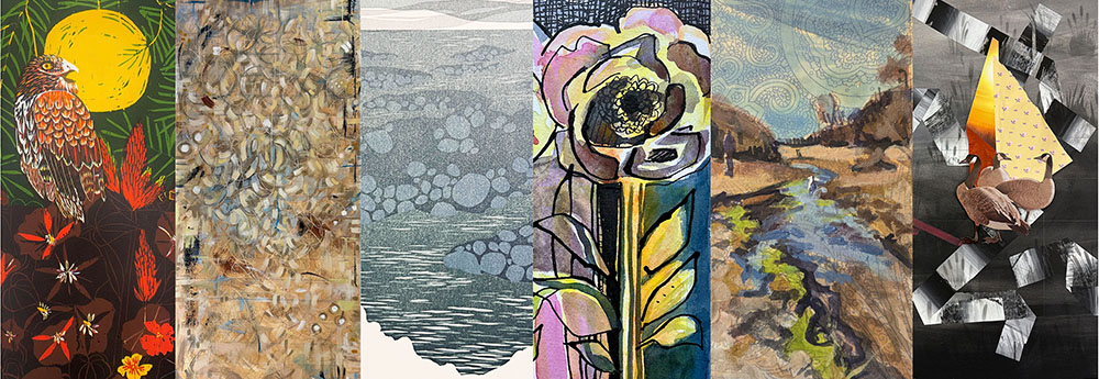 Montage of artists works