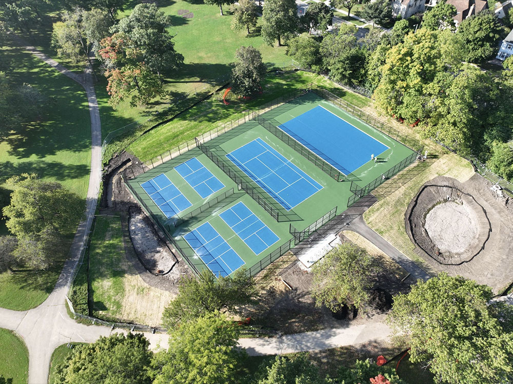 New tennis, futsal and pickleball courts, dedicated in October, are already gathering interest.