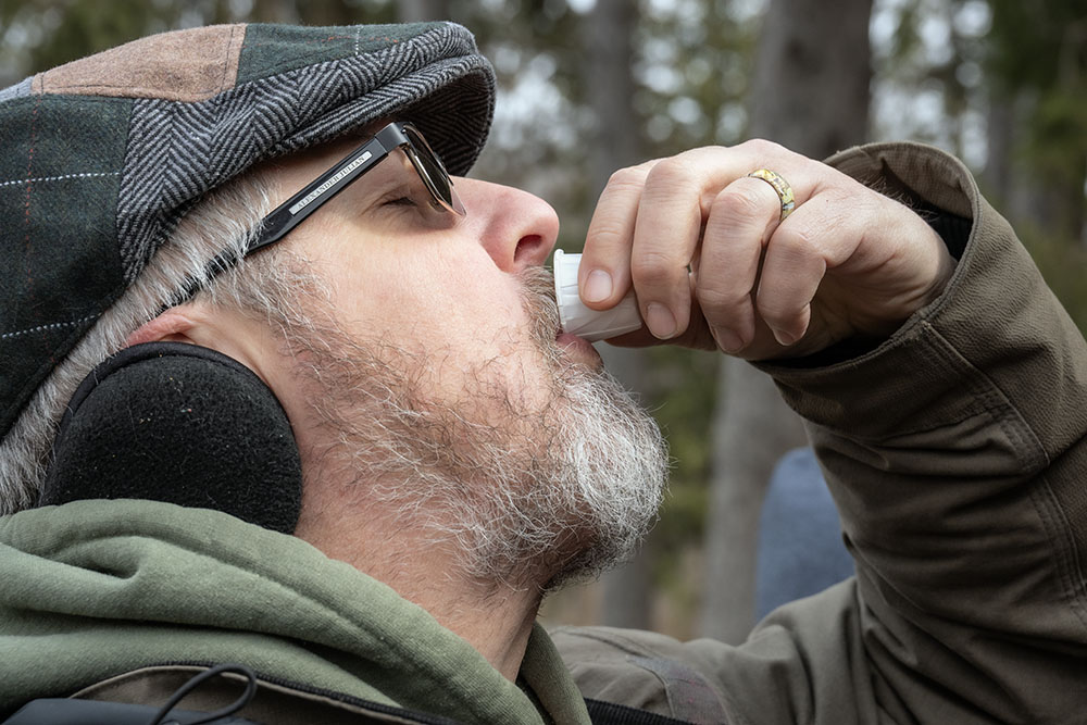 Samples of previously processed syrup were offered as a parting treat!