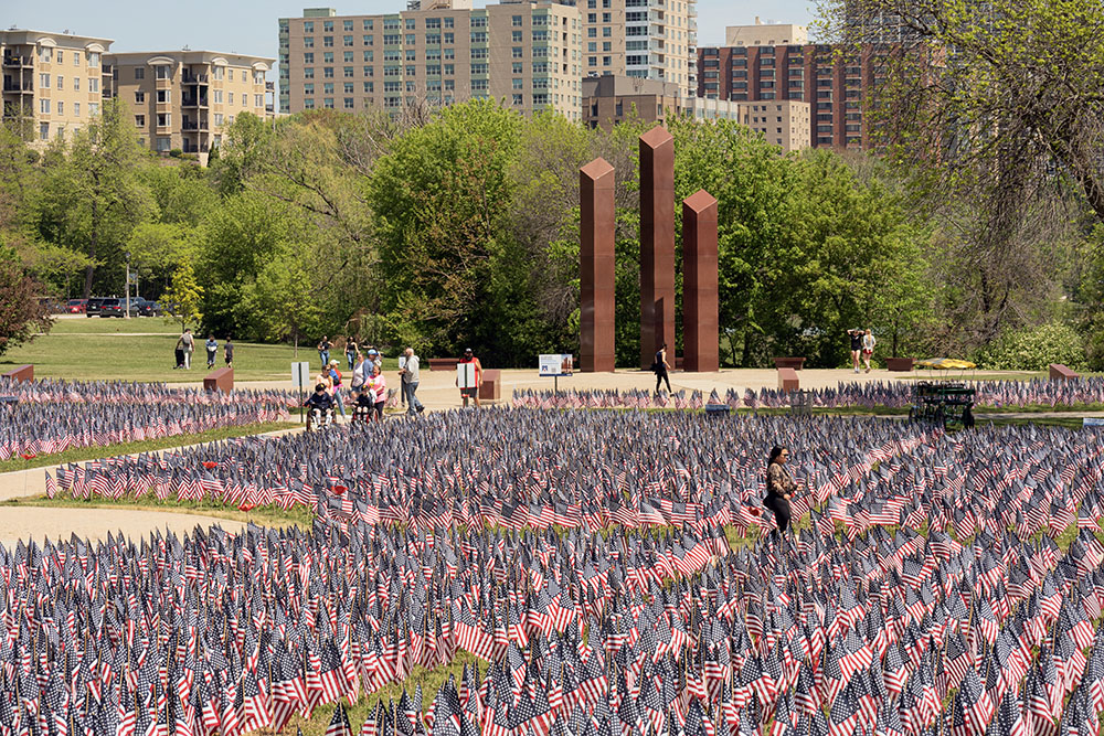 Field of Flags and Vietnam Veterans Memorial