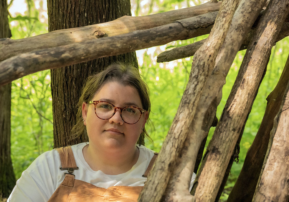 Corrigan Eckert at Riveredge Nature Center. Photo by Eddee Daniel.