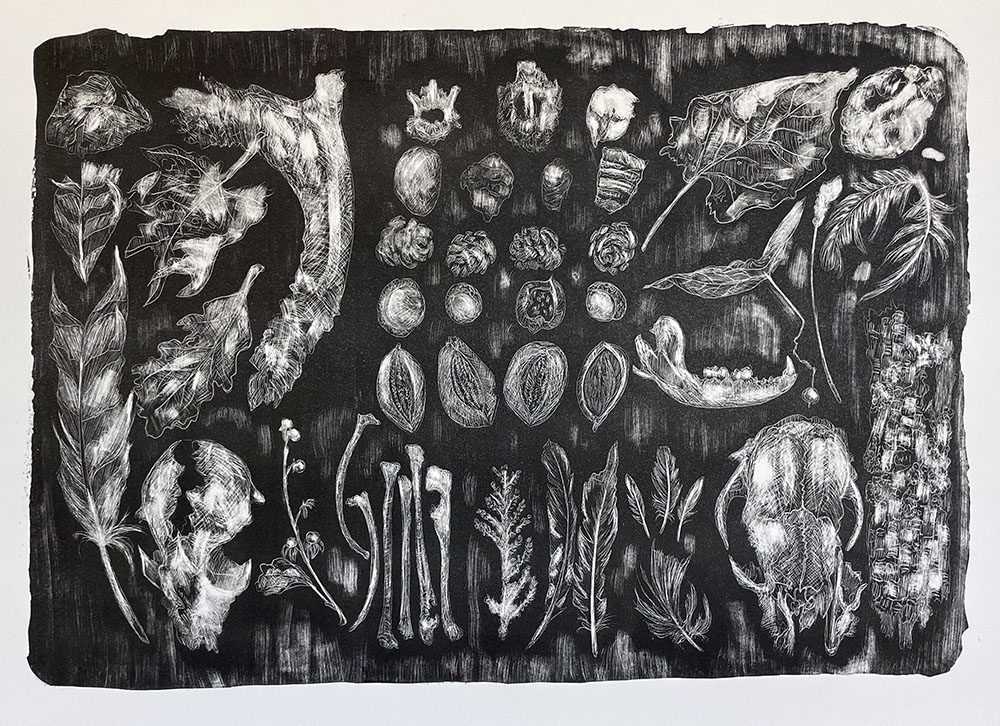 October Collection, 2025, Lithograph on paper