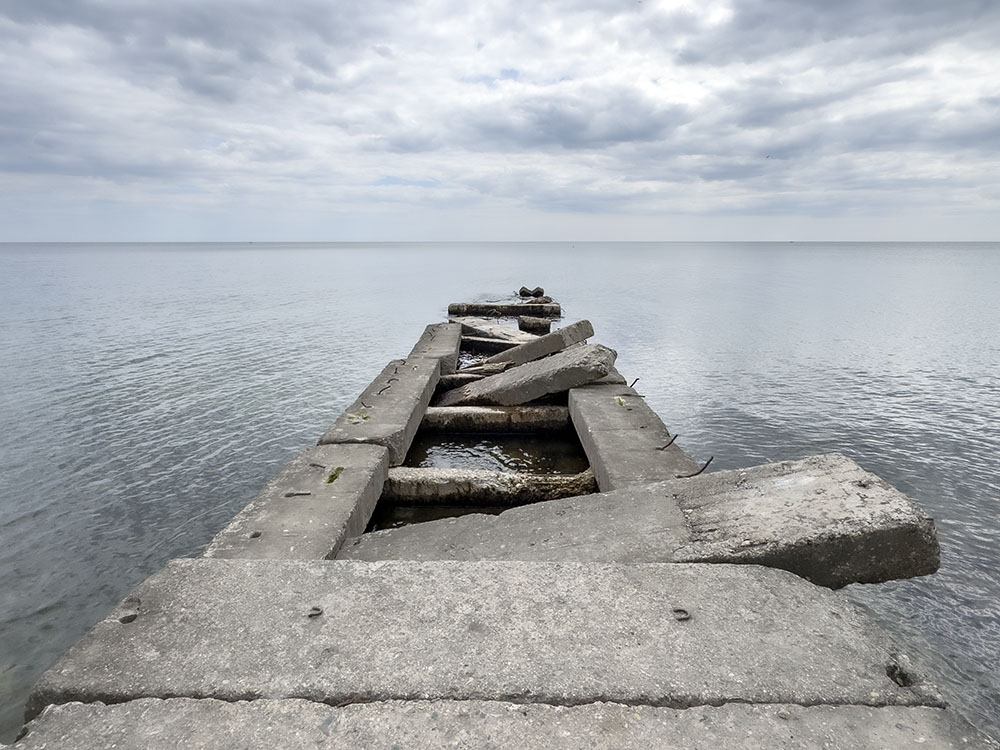 The groins (or jetties) themselves are in a state of serious disrepair.