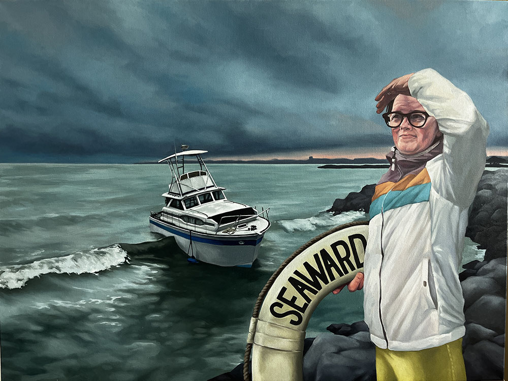 Seaward, 30x40, oil on canvas, 2024