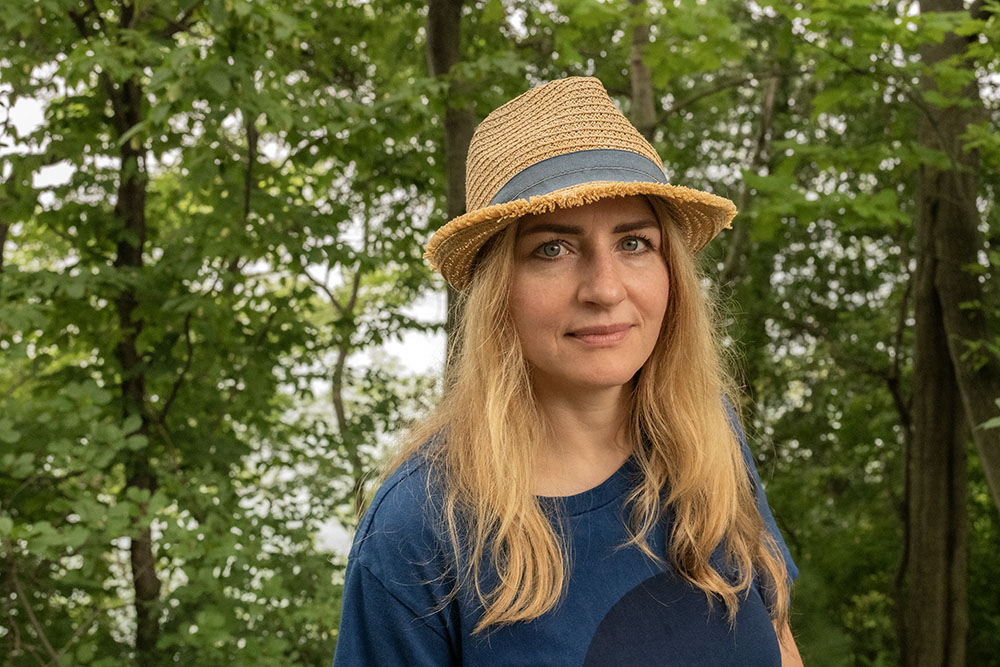 Lidia Sharapova at Donges Bay Gorge Nature Preserve. Photo by Eddee Daniel.