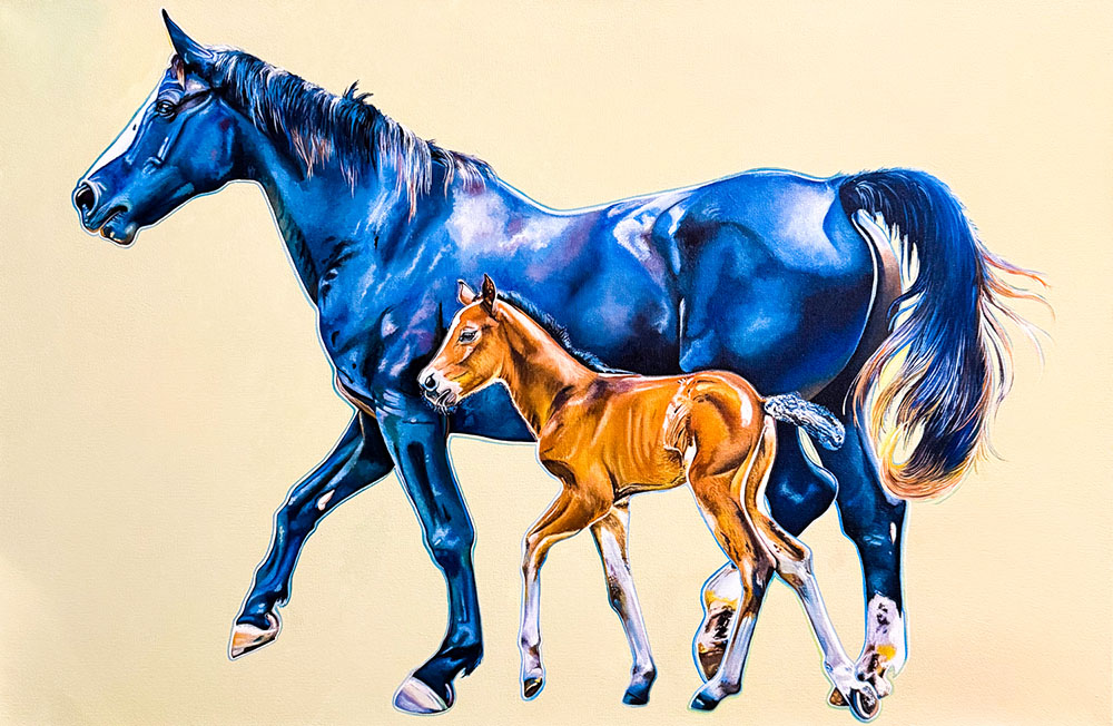 Foal Grown, 2026, Oil on canvas