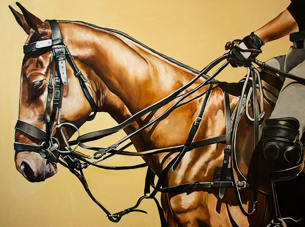 Polo Player, 2015, Oil on canvas