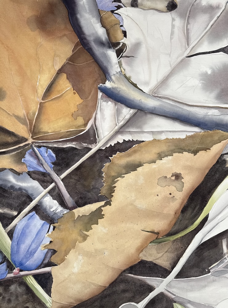 Waiting For Me, watercolor, 2026, 22 x 30